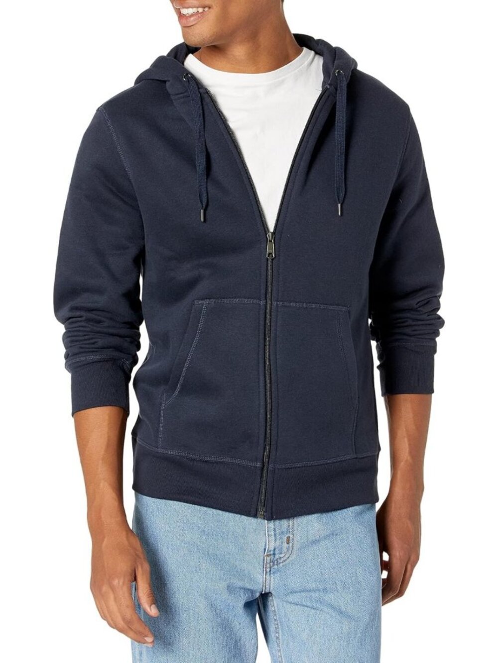 Cozy Full-Zip Fleece Hoodie Sweatshirt for Men | Big & Tall Sizes Available